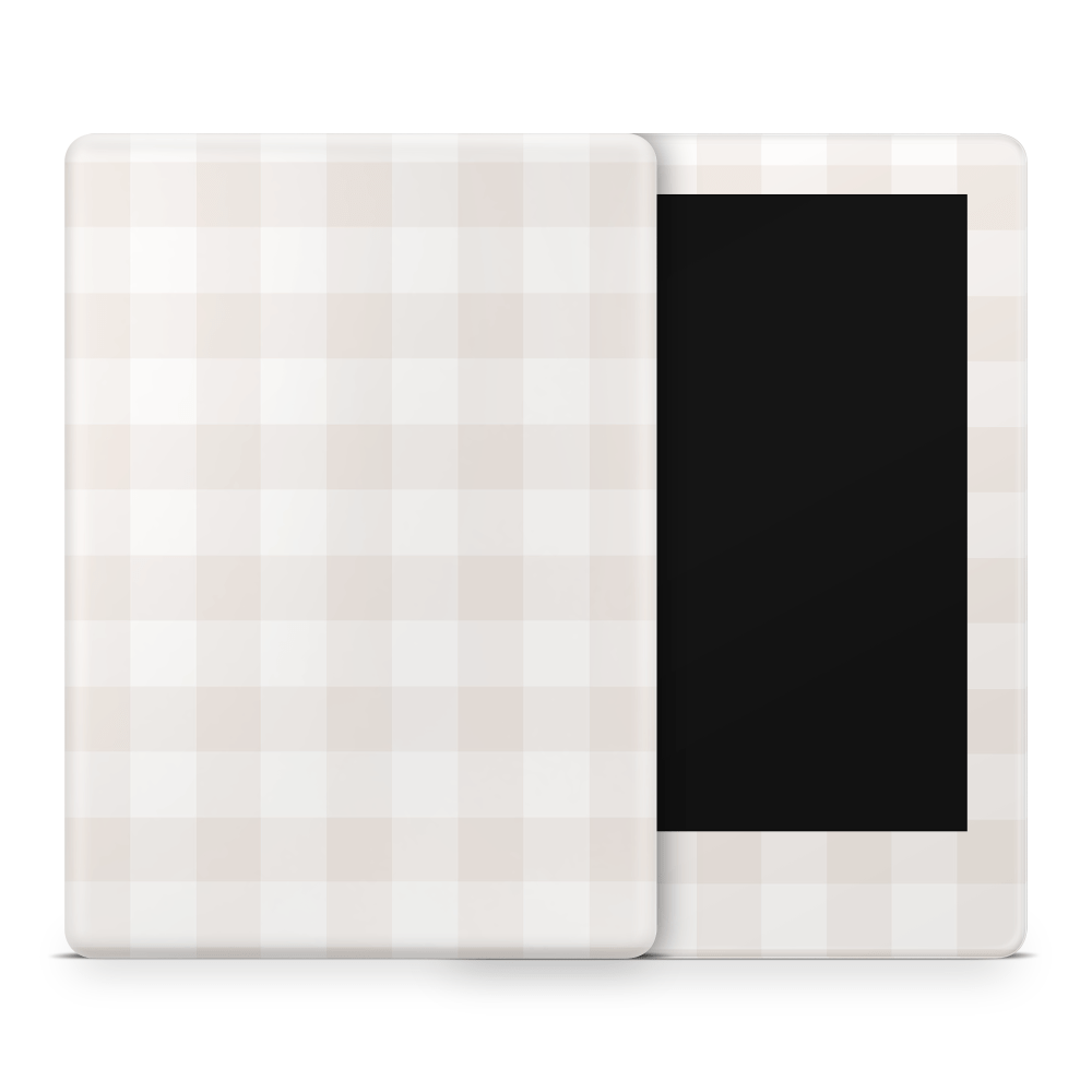 Beige Linen Amazon Kindle Skins