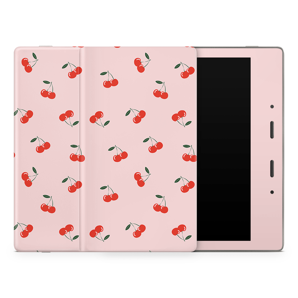 Ruby Cherries Amazon Kindle Skins