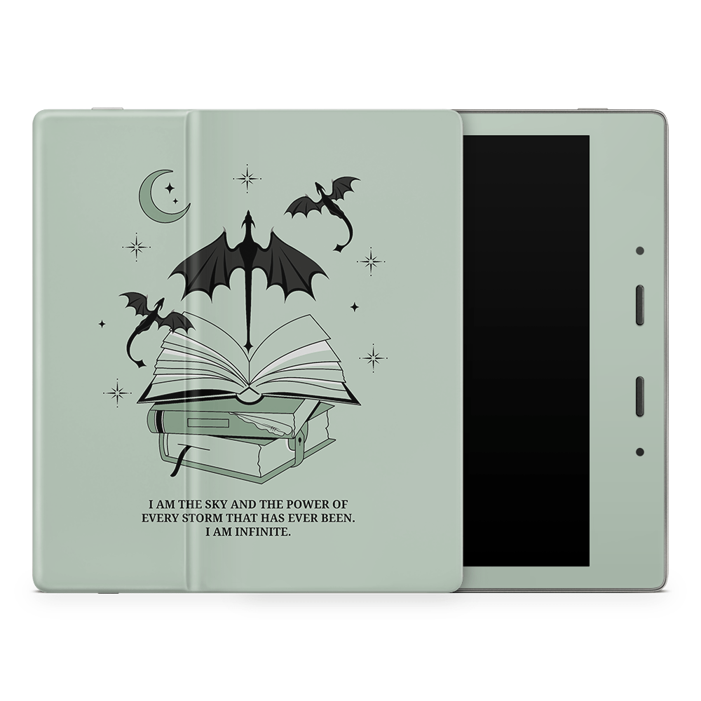 I Am Infinite (Green) Kindle Skins | Fourth Wing Officially Licensed