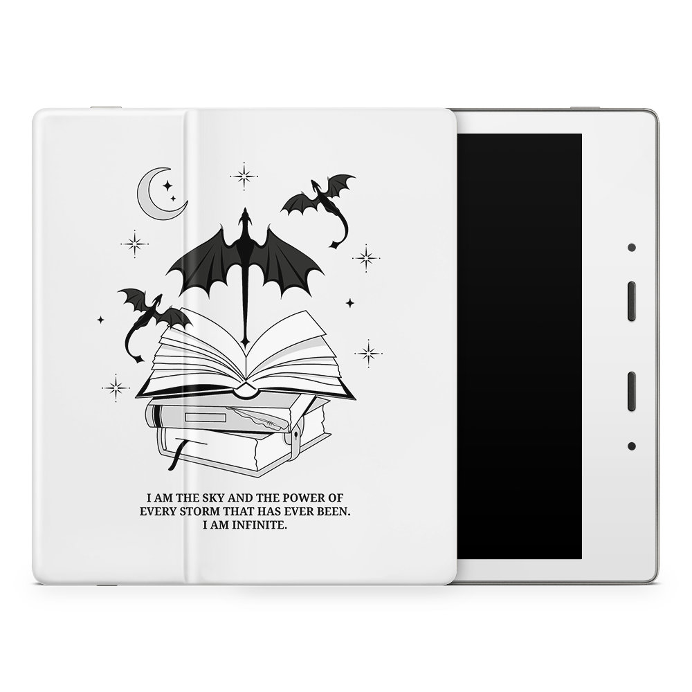 I Am Infinite (Light Grey) Kindle Skins | Fourth Wing Officially Licensed