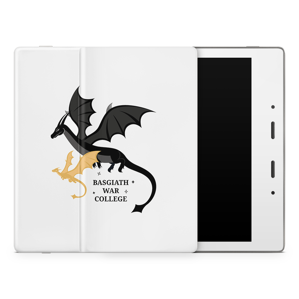 Basgiath War College (Light Grey) Kindle Skins | Fourth Wing Officially Licensed