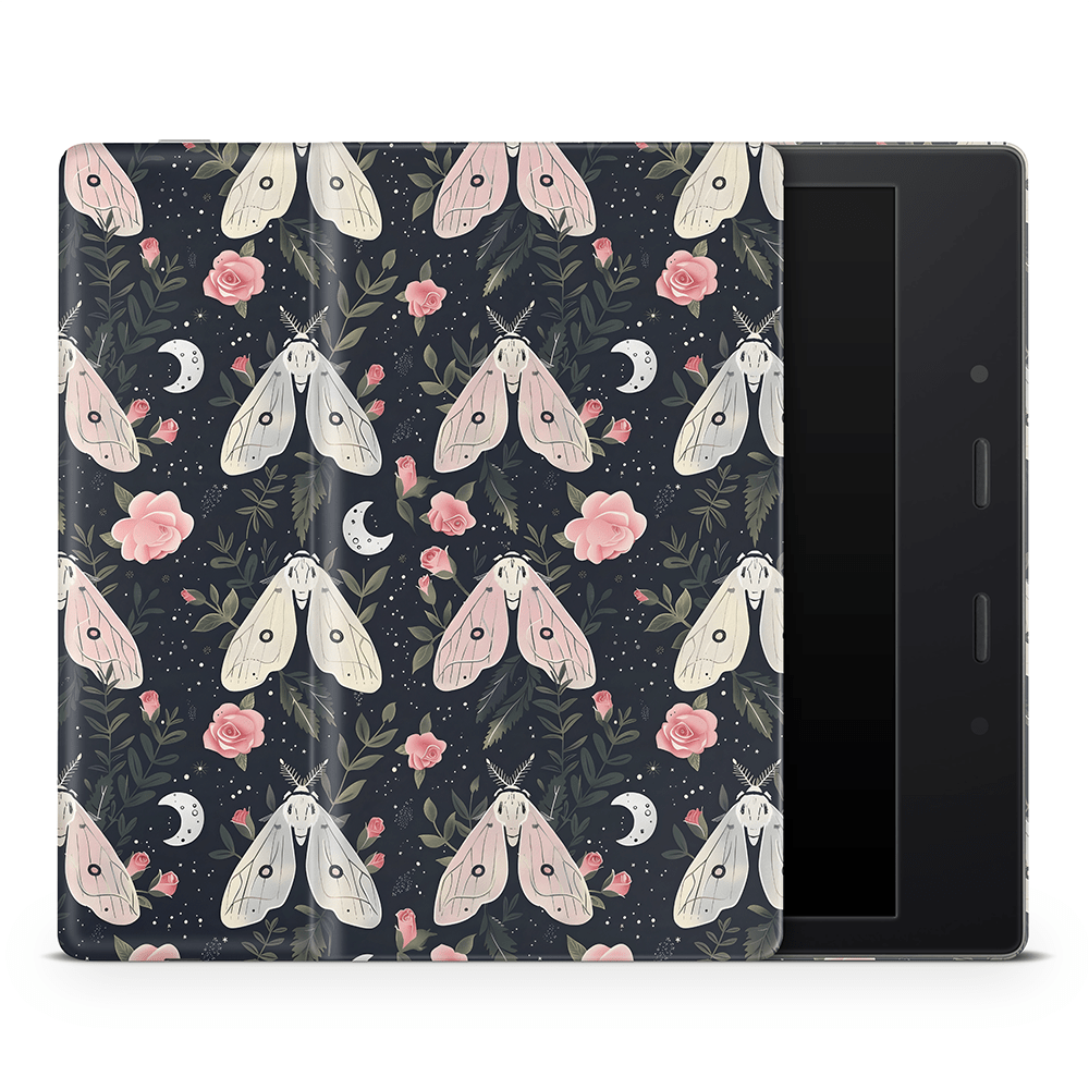 Gentle Moths Amazon Kindle Skins