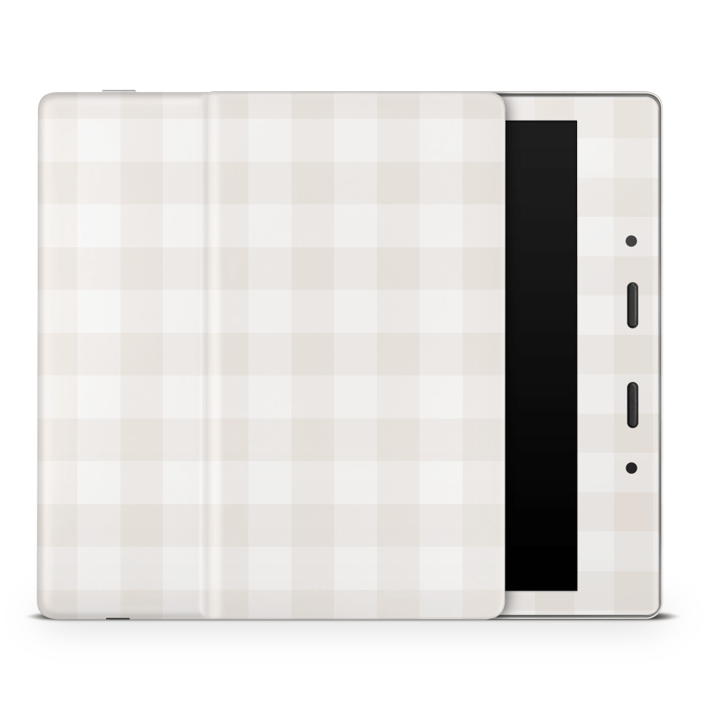 Beige Linen Amazon Kindle Skins