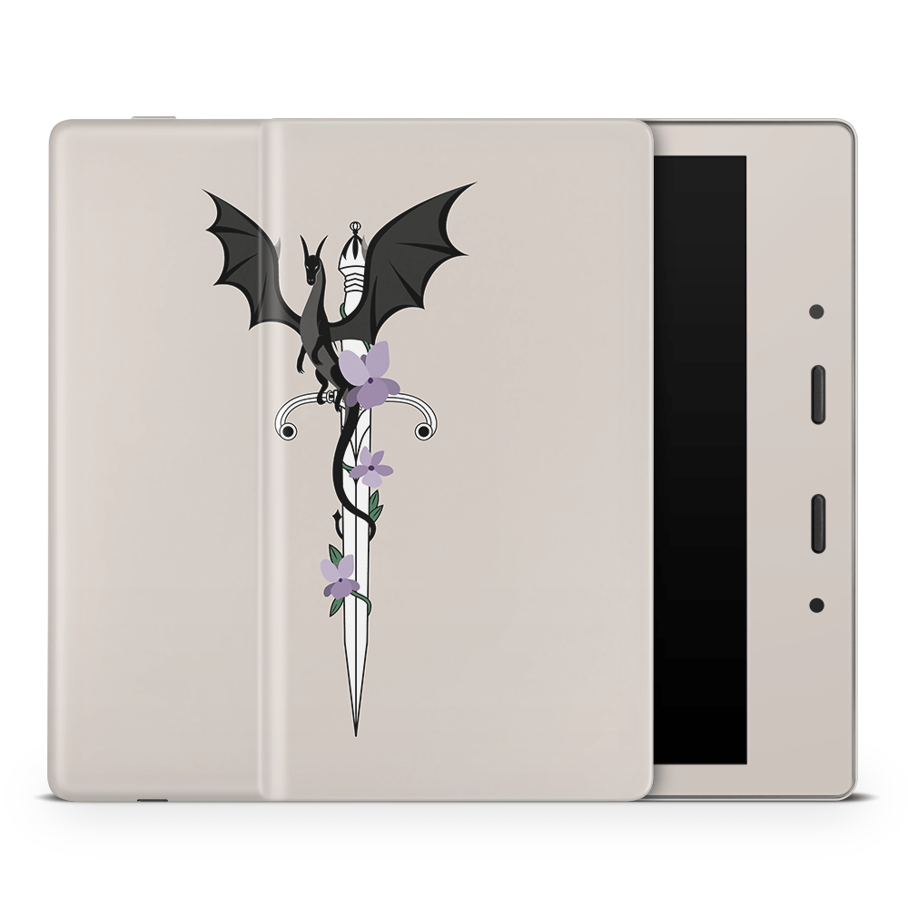 Violet's Dagger (Beige) Kindle Skins | Fourth Wing Officially Licensed