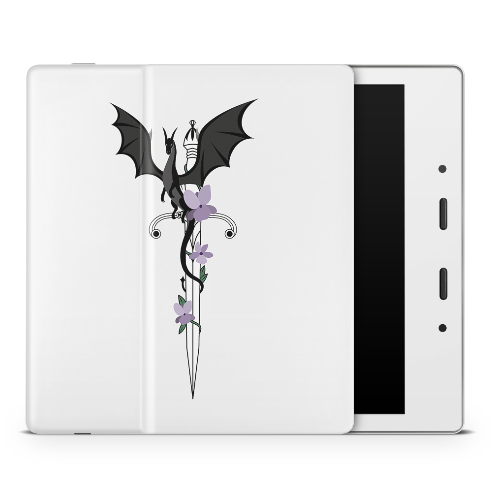 Violet's Dagger (Light Grey) Kindle Skins | Fourth Wing Officially Licensed