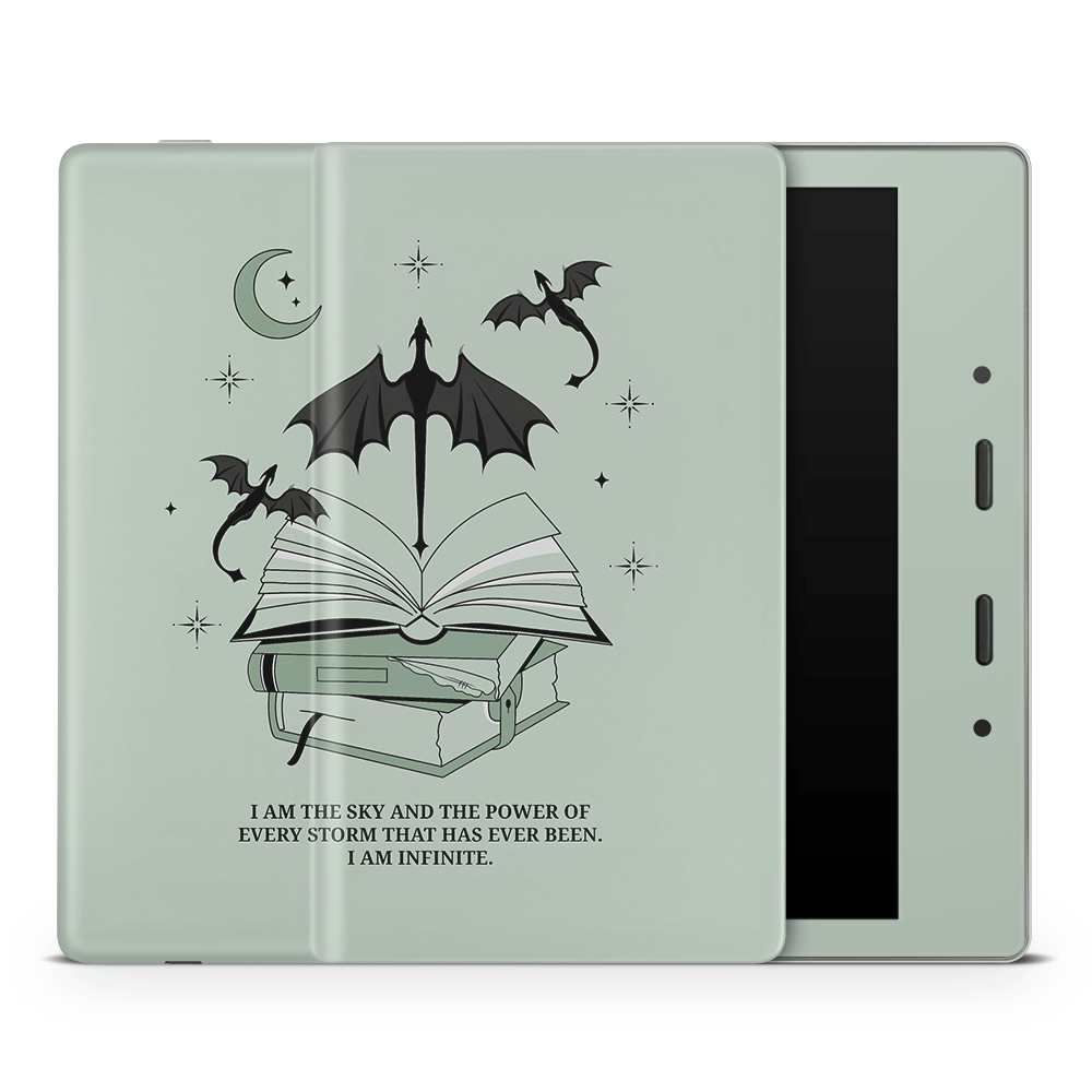 I Am Infinite (Green) Kindle Skins | Fourth Wing Officially Licensed