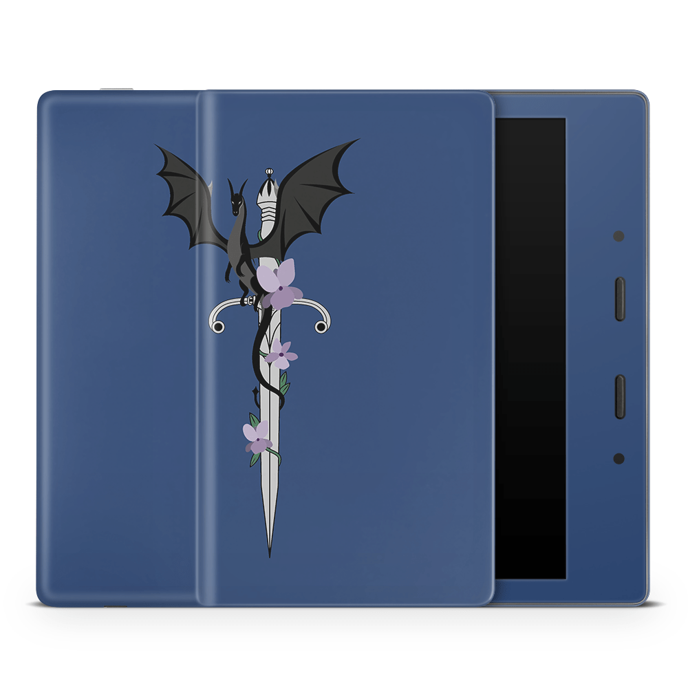 Violet's Dagger (Navy) Kindle Skins | Fourth Wing Officially Licensed