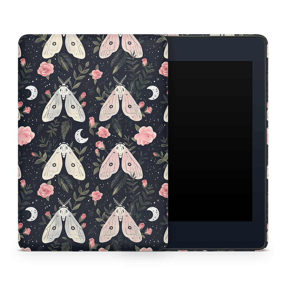 Gentle Moths Amazon Kindle Skins