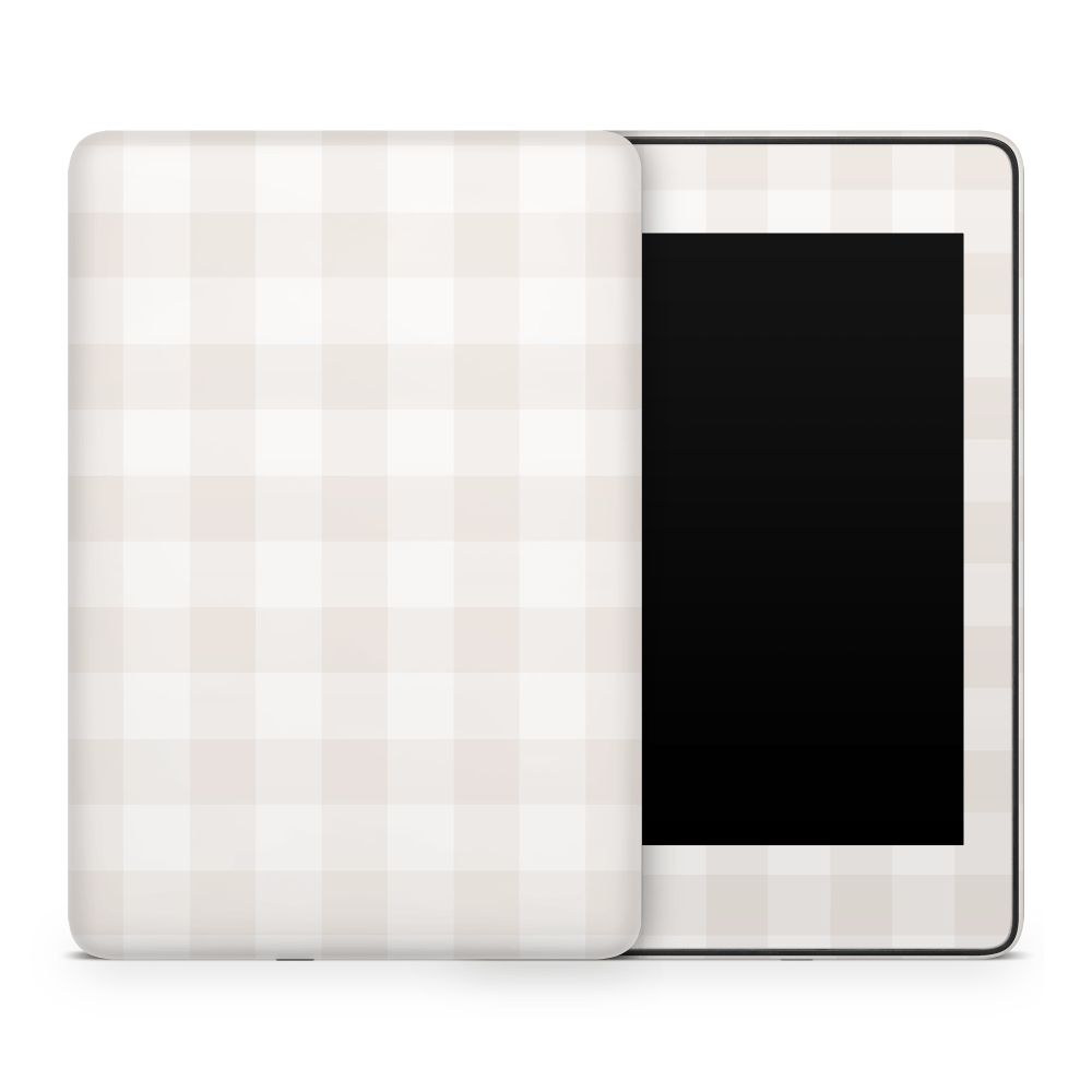 Beige Linen Amazon Kindle Skins