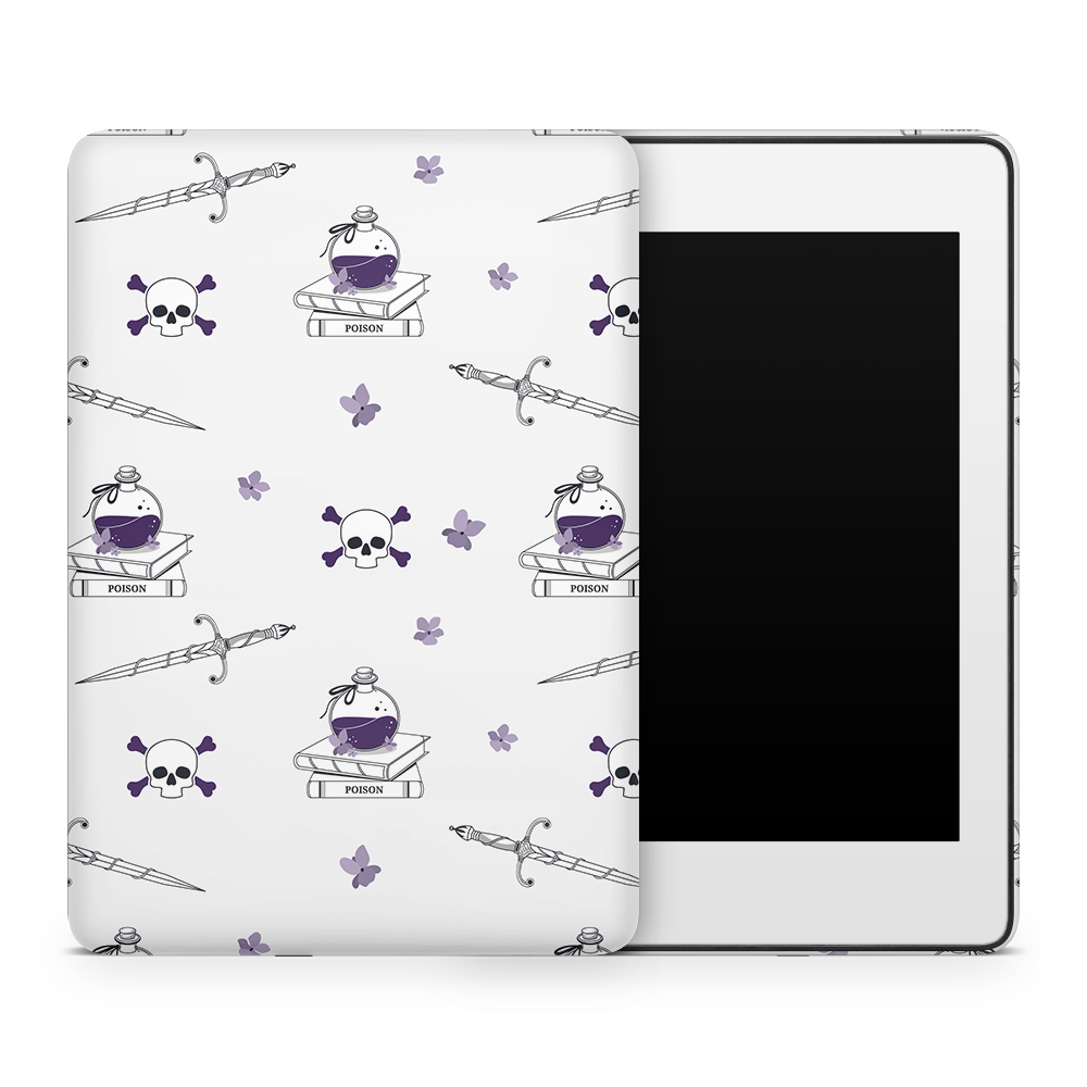 Poison Master (Light Grey) Kindle Skins | Fourth Wing Officially Licensed