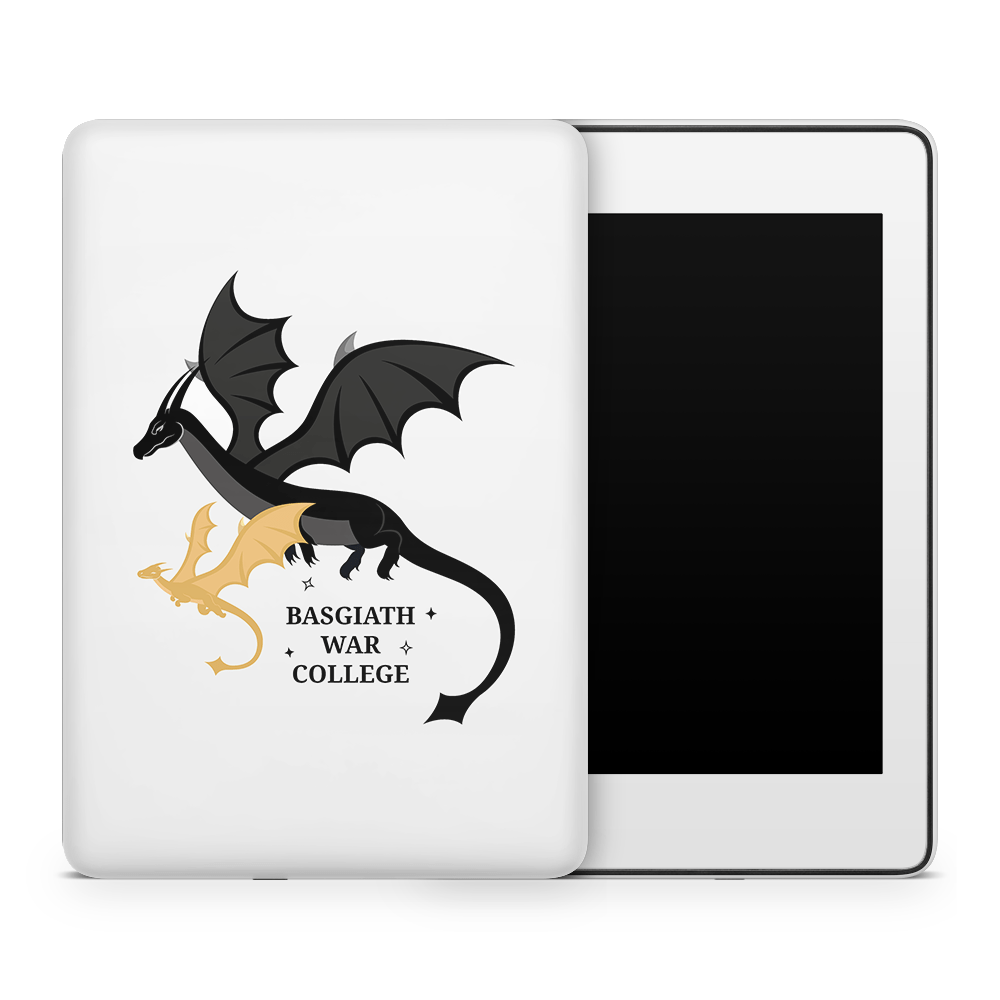 Basgiath War College (Light Grey) Kindle Skins | Fourth Wing Officially Licensed