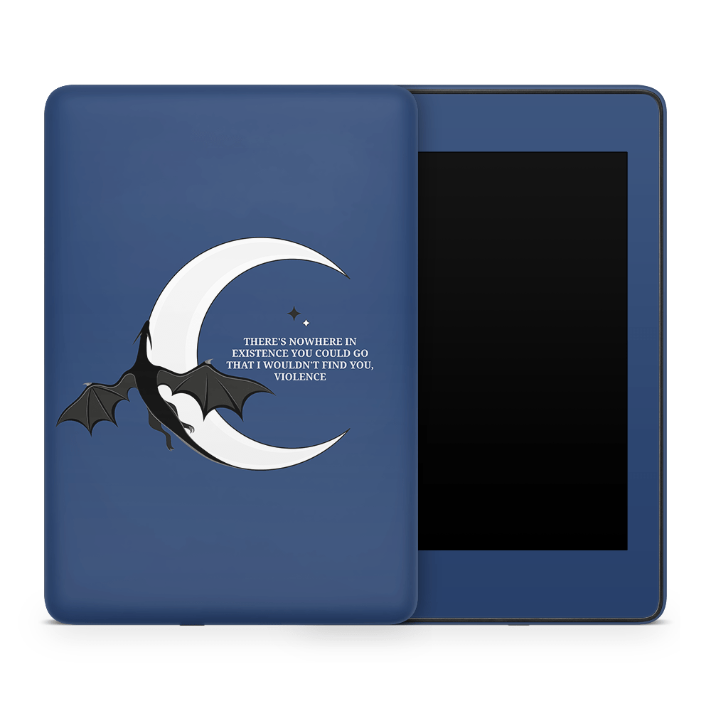 Xaden's Love (Navy) Kindle Skins | Fourth Wing Officially Licensed