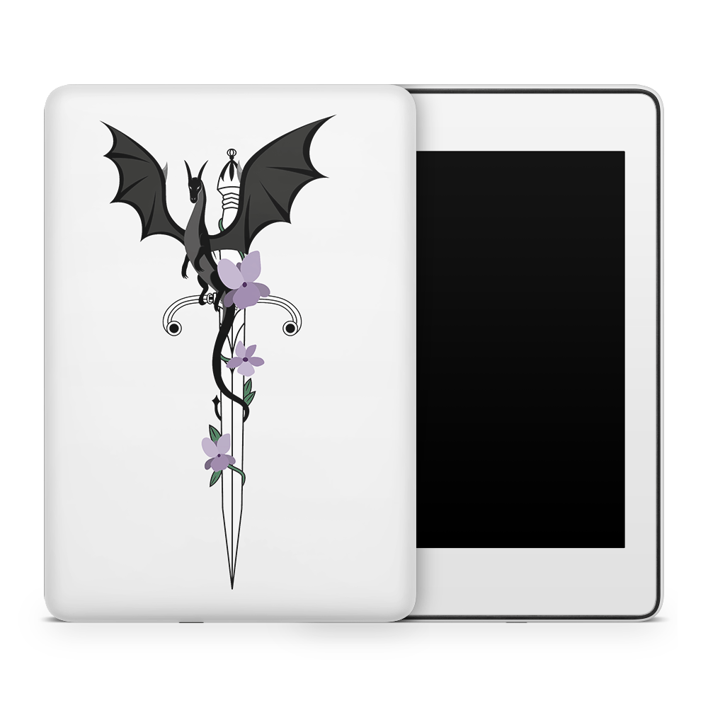 Violet's Dagger (Light Grey) Kindle Skins | Fourth Wing Officially Licensed