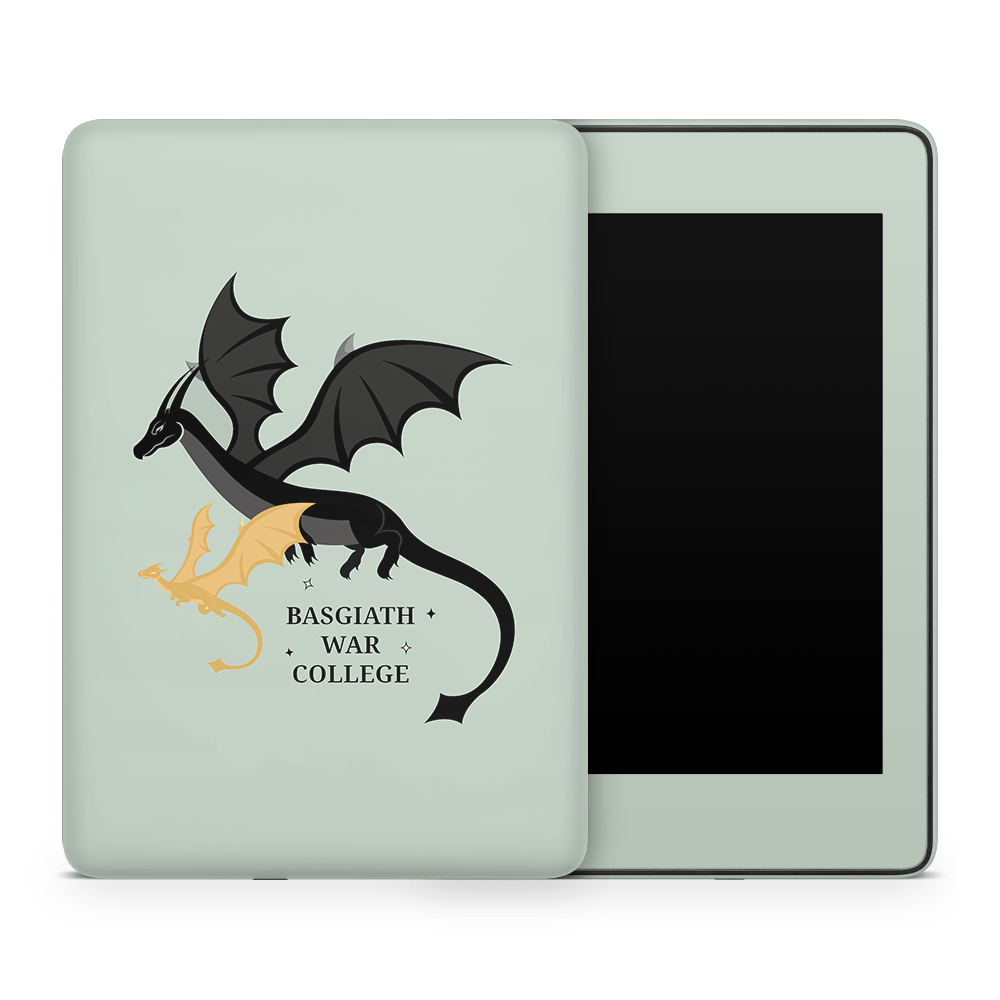 Basgiath War College (Green) Kindle Skins | Fourth Wing Officially Licensed