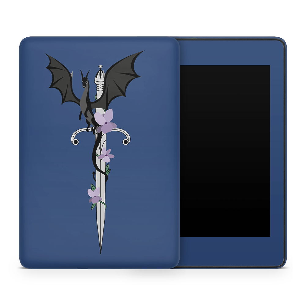 Violet's Dagger (Navy) Kindle Skins | Fourth Wing Officially Licensed