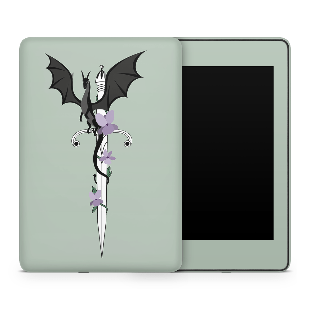 Violet's Dagger (Green) Kindle Skins | Fourth Wing Officially Licensed