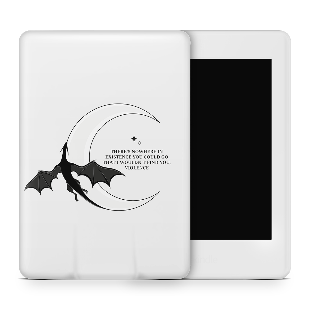 Xaden's Love (Light Grey) Kindle Skins | Fourth Wing Officially Licensed