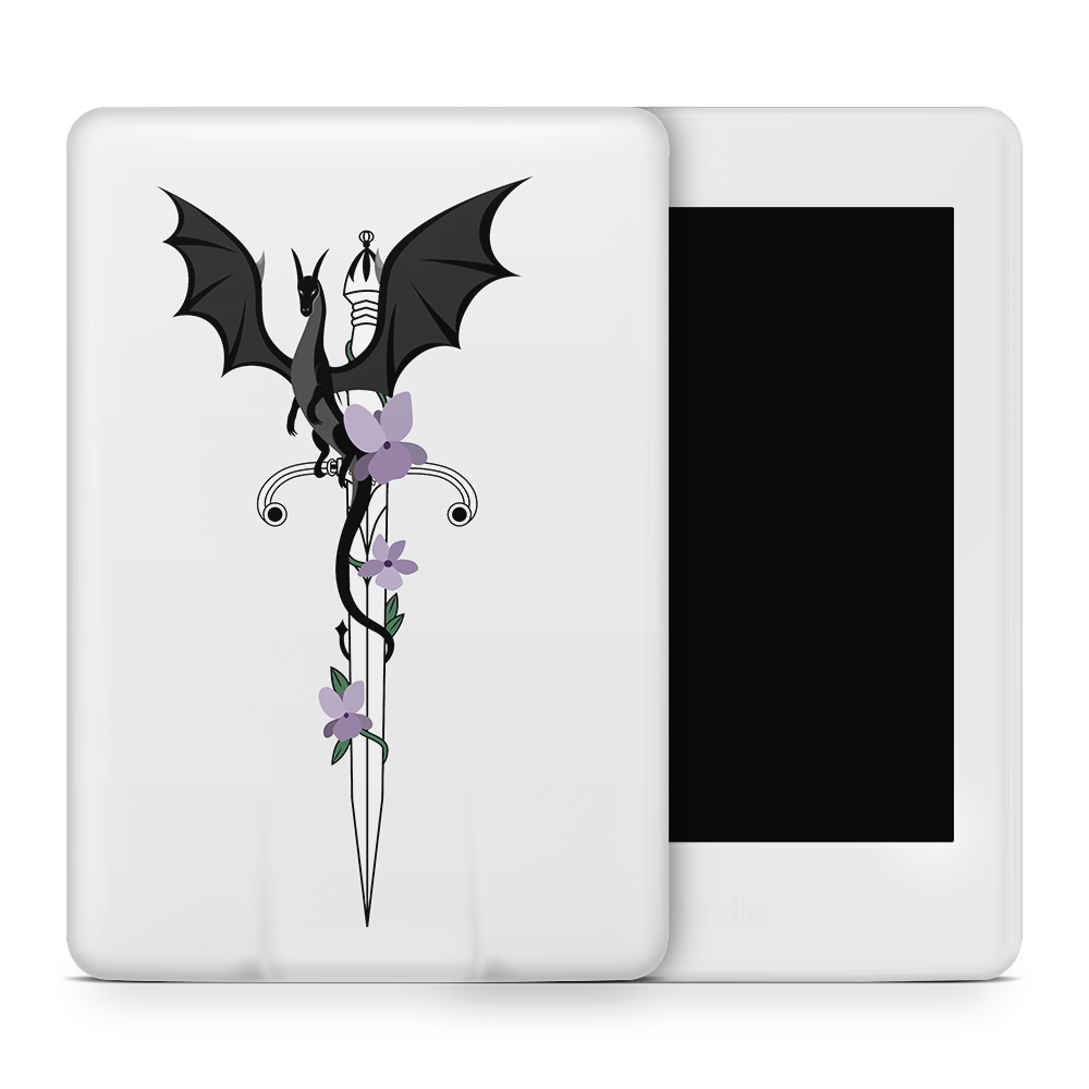 Violet's Dagger (Light Grey) Kindle Skins | Fourth Wing Officially Licensed