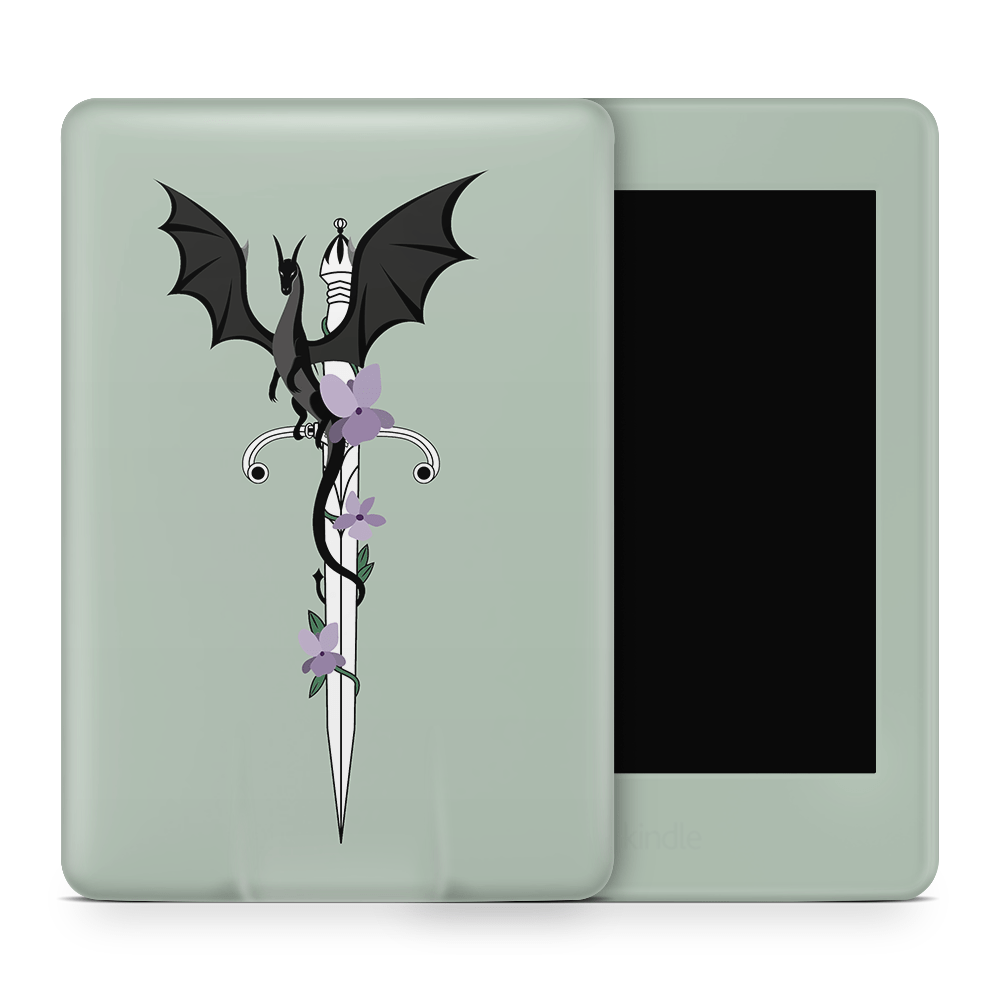Violet's Dagger (Green) Kindle Skins | Fourth Wing Officially Licensed