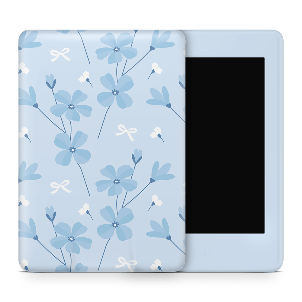 Forget Me Not Amazon Kindle Skins