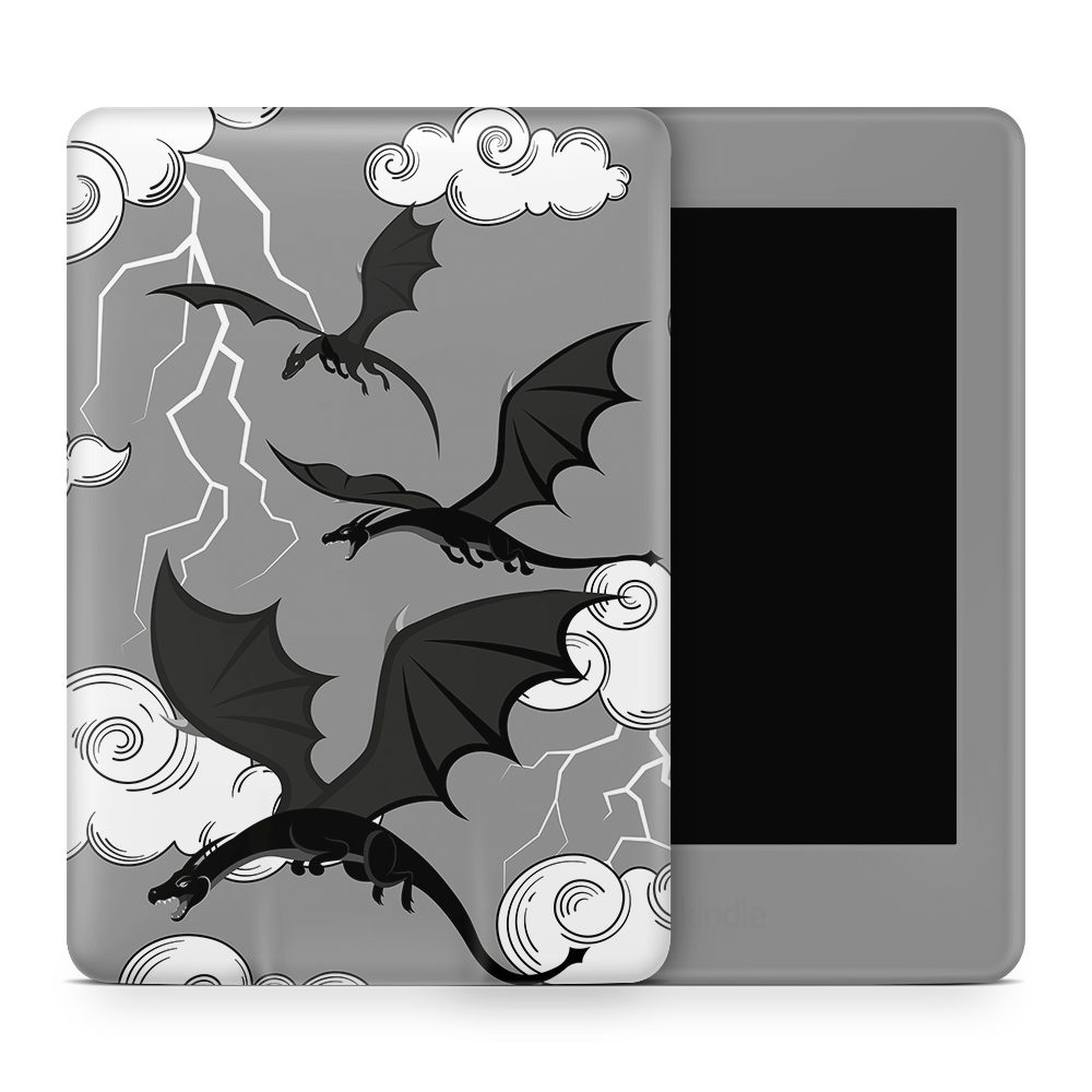 Silver One Kindle Skins | Fourth Wing Officially Licensed