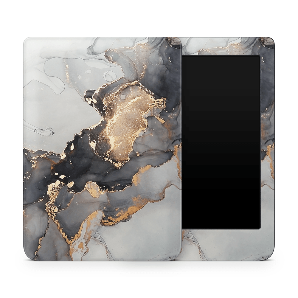Black Marble Kobo Skins