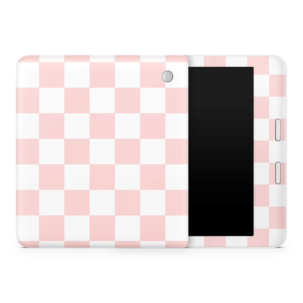 Pink Checkered Kobo Skins