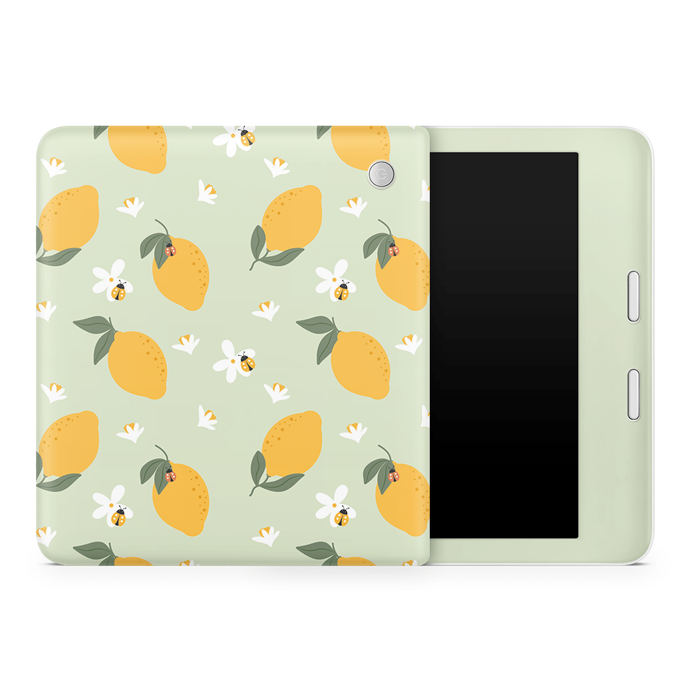 Zesty Lemons Green Kobo Skins