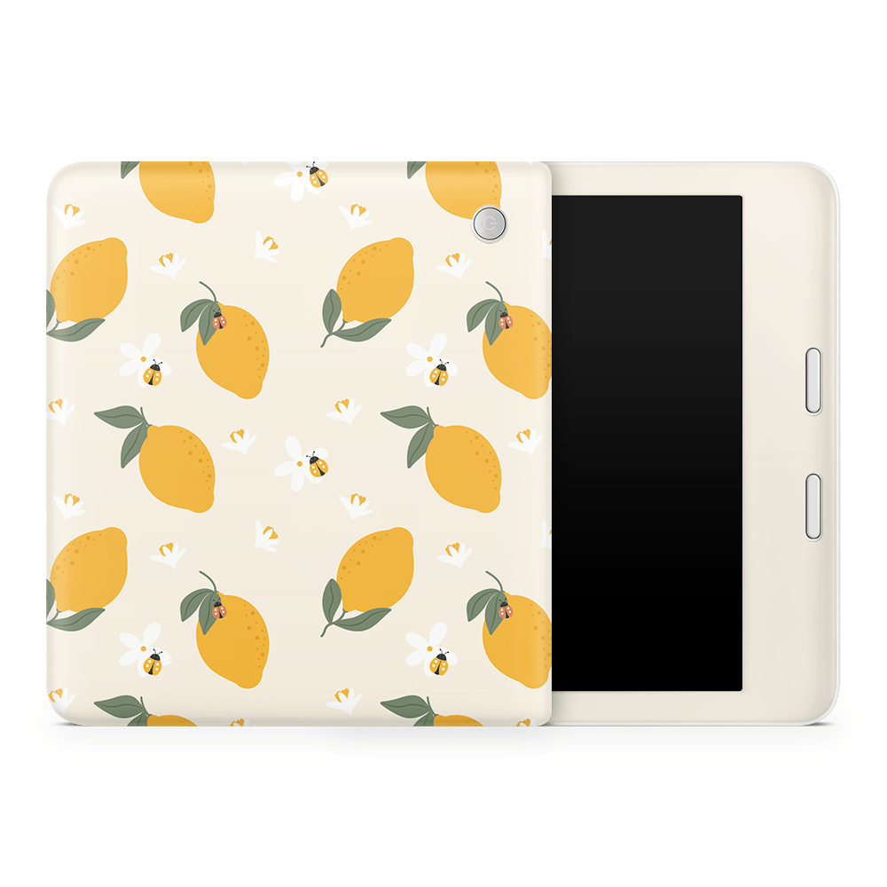 Zesty Lemons Beige Kobo Skins