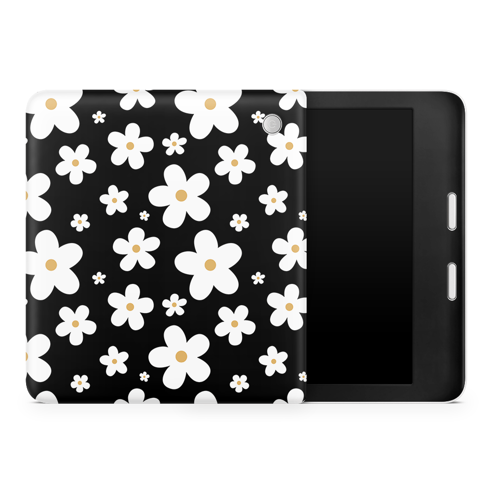 Monochrome Daisy Kobo Skins