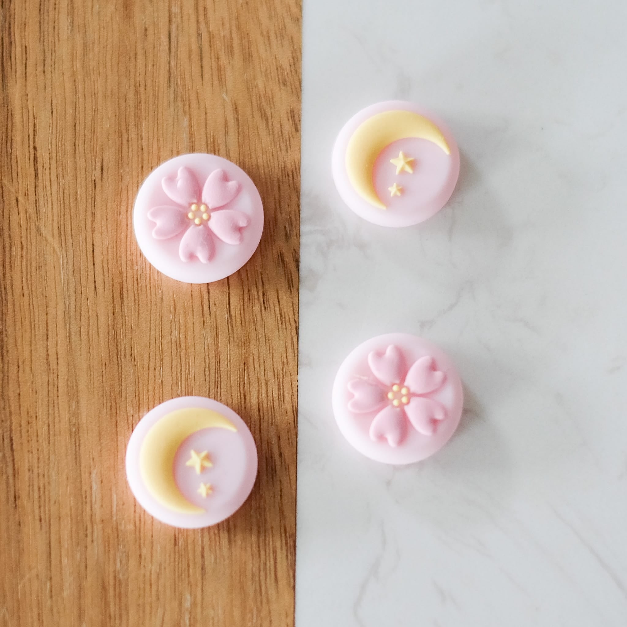 Lunar Bloom Switch Thumb Grips (2 Sizes Available)