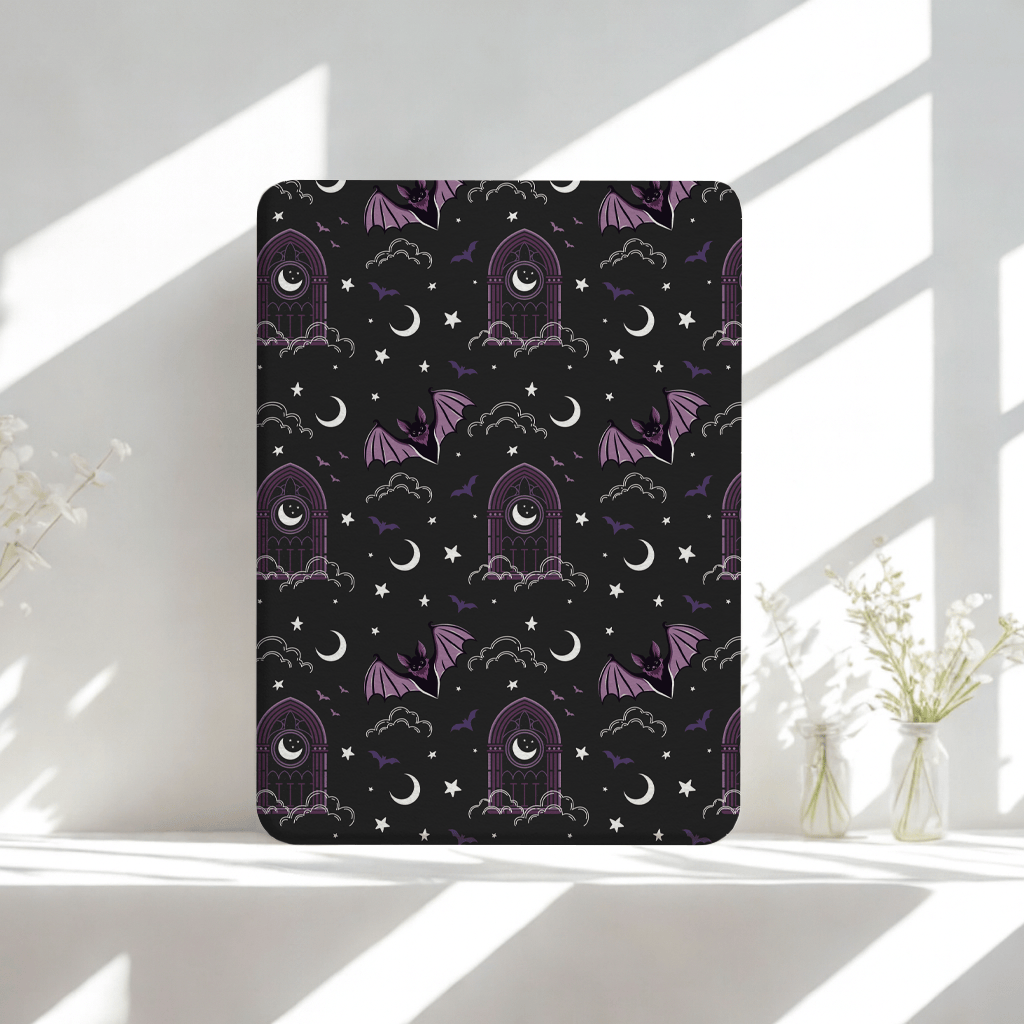 Violet Night Kindle Case | Built in Hand Strap & Back Magnets