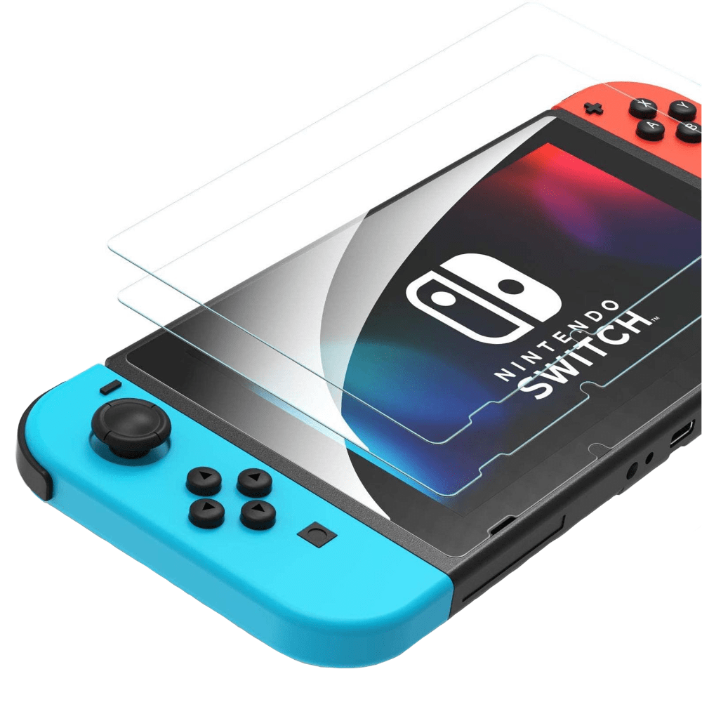 Nintendo Switch Tempered Glass Screen Protectors - 2 Pack (4 sizes available)