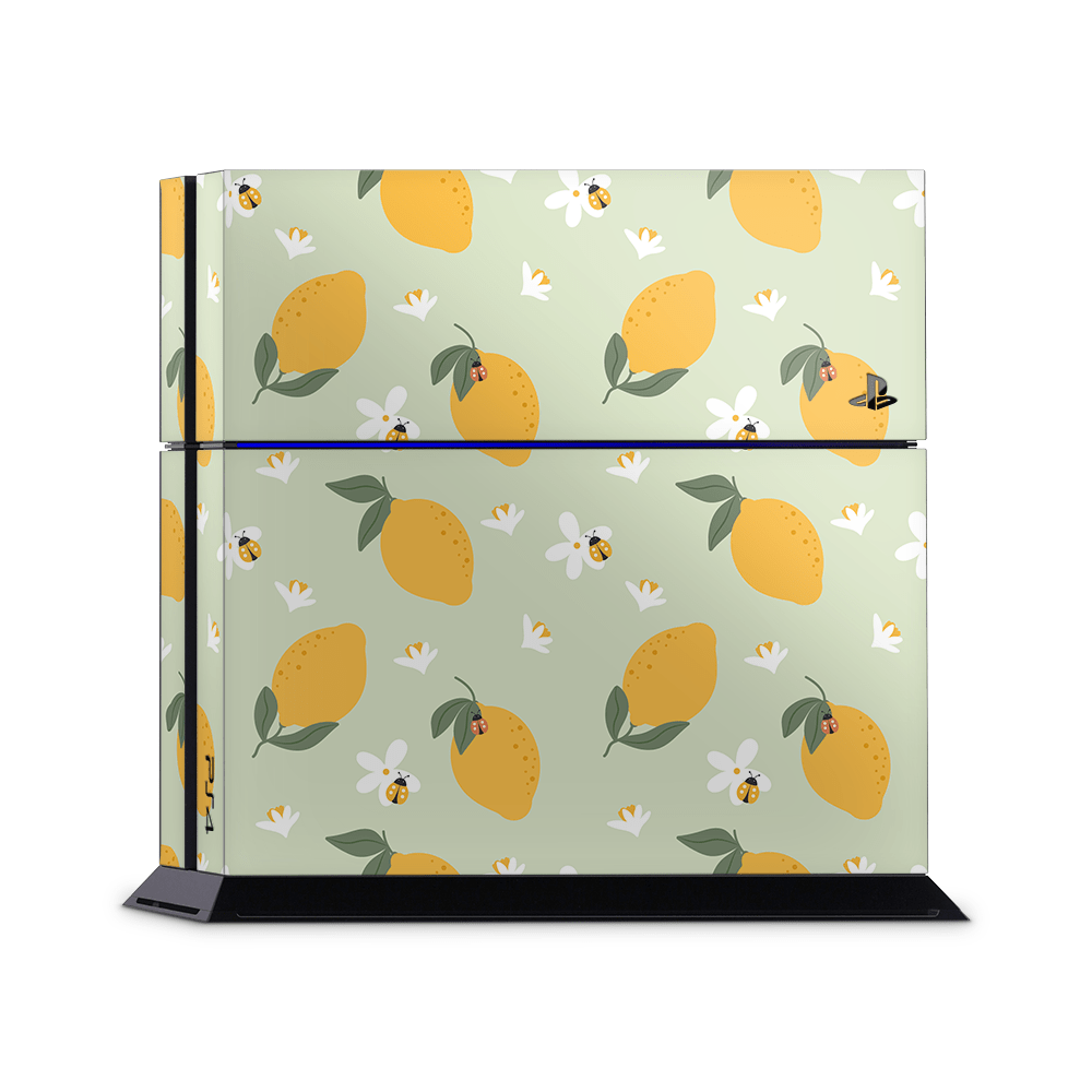 Zesty Lemons Green PS4 | PS4 Pro | PS4 Slim Skins