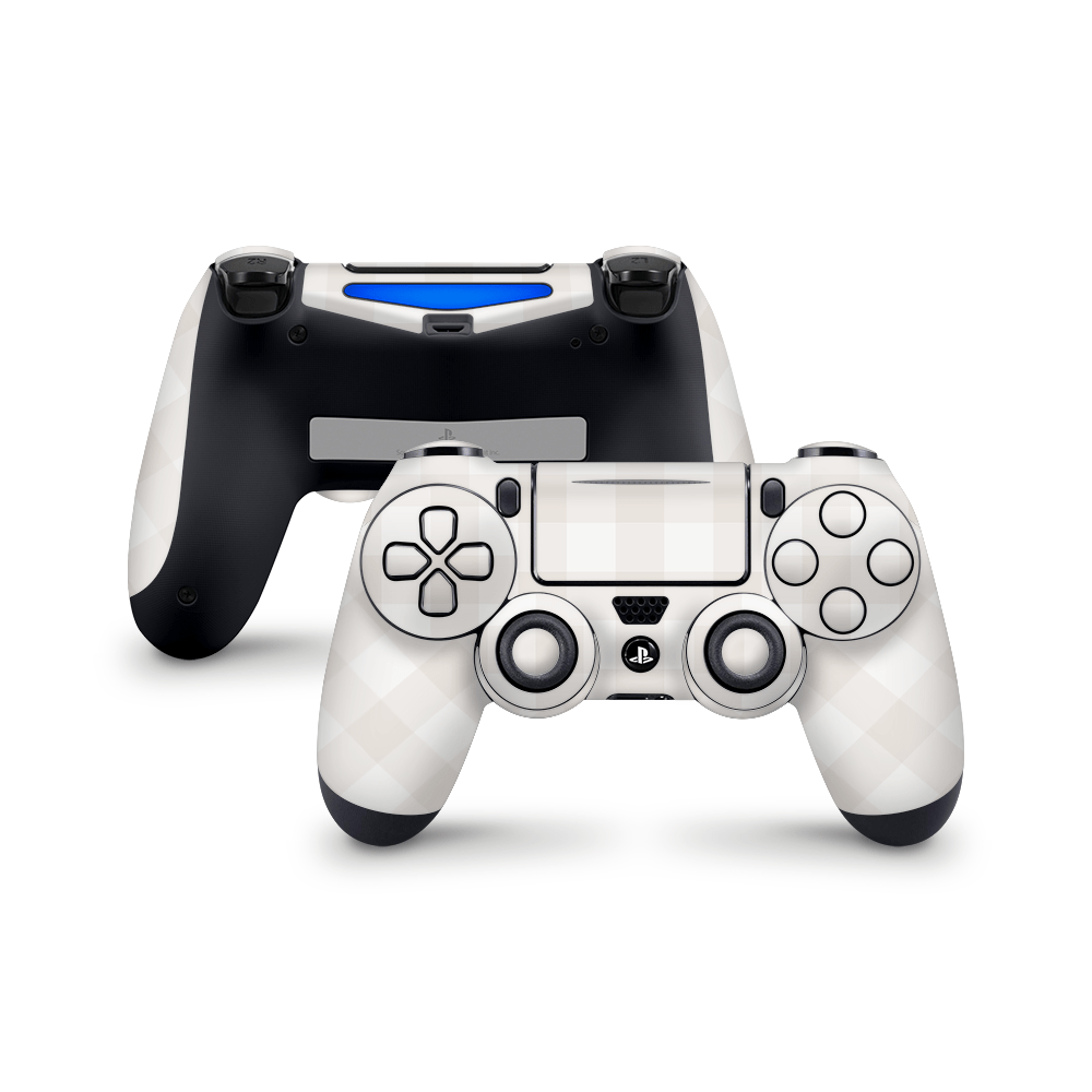 Beige Linen PS4 DualShock Controller Skin