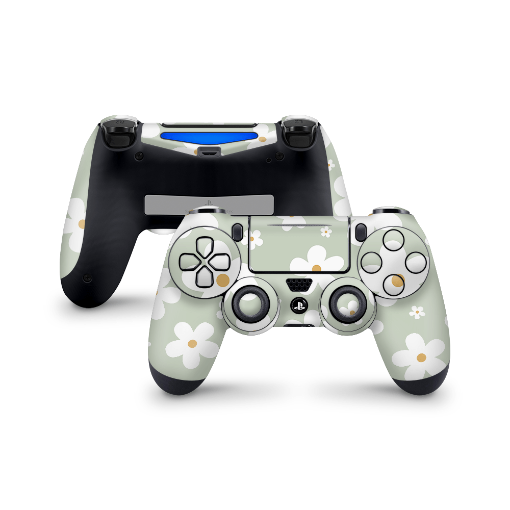 Sage Daisies PS4 DualShock Controller Skin
