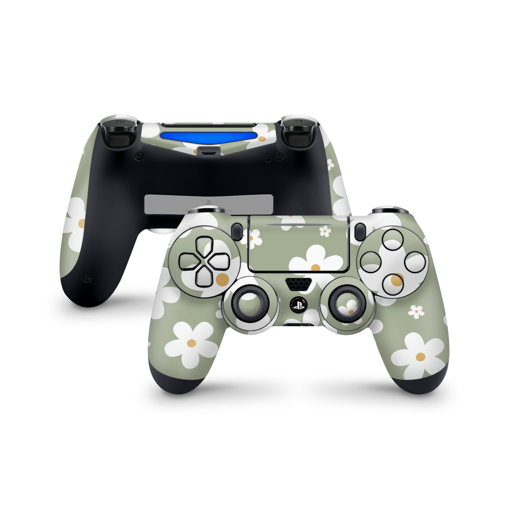 Verdant Daisies PS4 DualShock Controller Skin