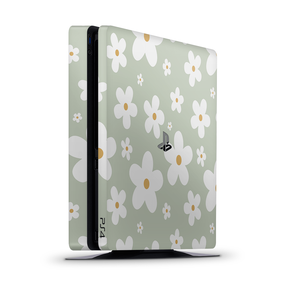Sage Daisies PS4 | PS4 Pro | PS4 Slim Skins