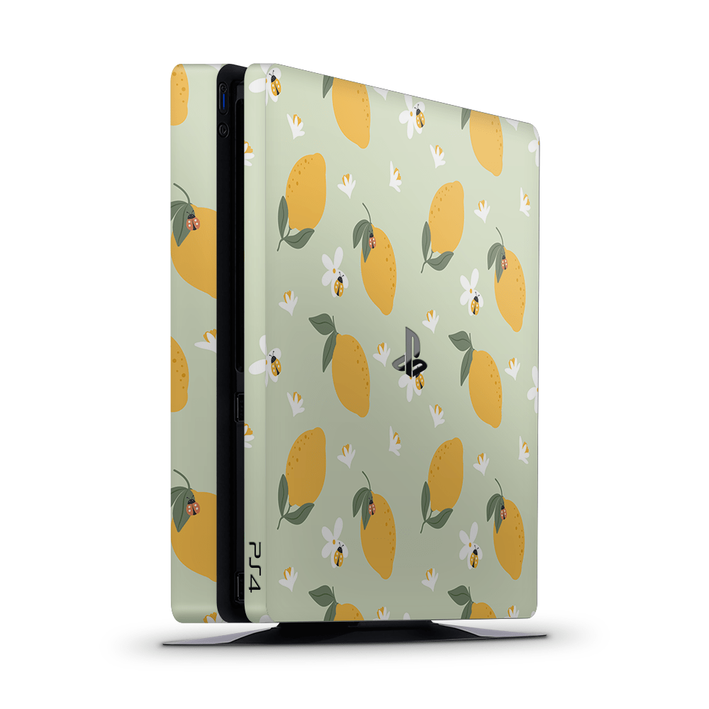 Zesty Lemons Green PS4 | PS4 Pro | PS4 Slim Skins