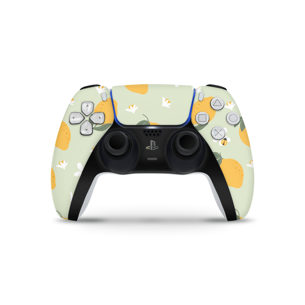 Zesty Lemons Green PS5 Controller Skin