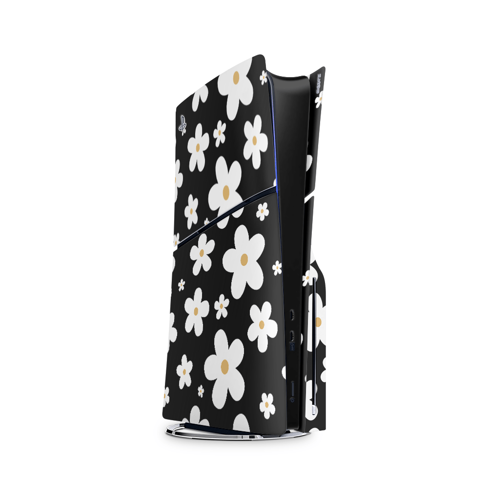 Monochrome Daisy PS5 Skins