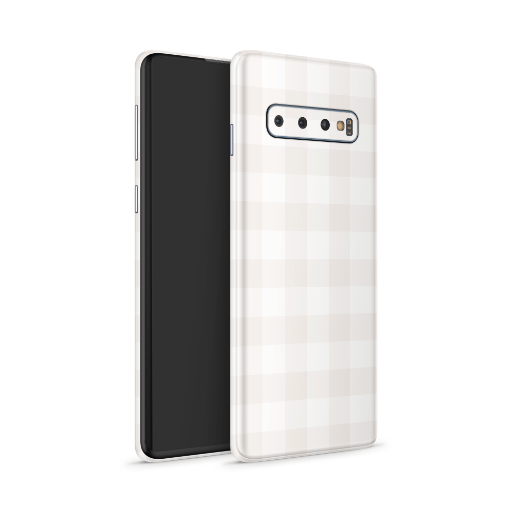 Beige Linen Samsung Galaxy S Skins