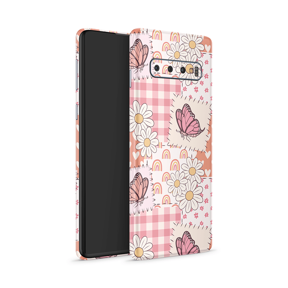 Blush Patchwork Samsung Galaxy S Skins