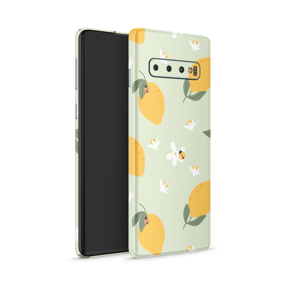 Zesty Lemons Green Samsung Galaxy S Skins