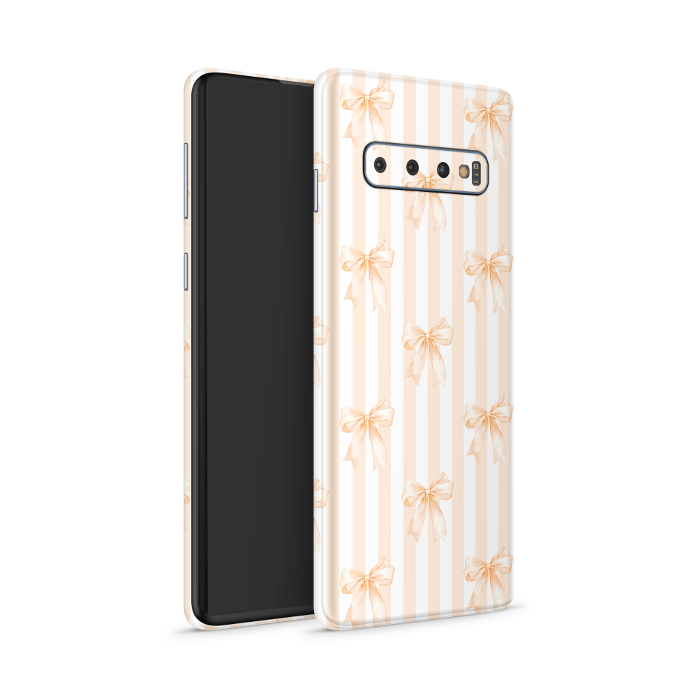 Apricot Bows Samsung Galaxy S Skins