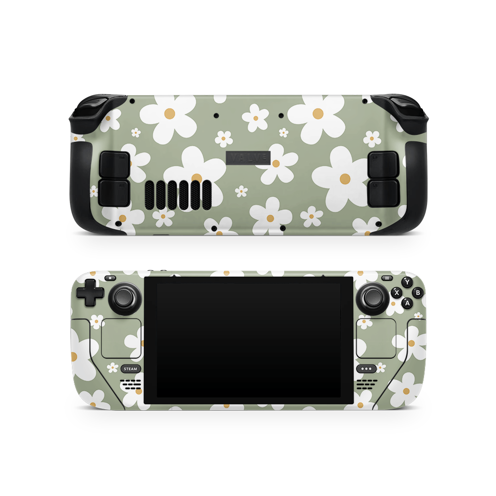 Verdant Daisies Steam Deck LCD / OLED Skin