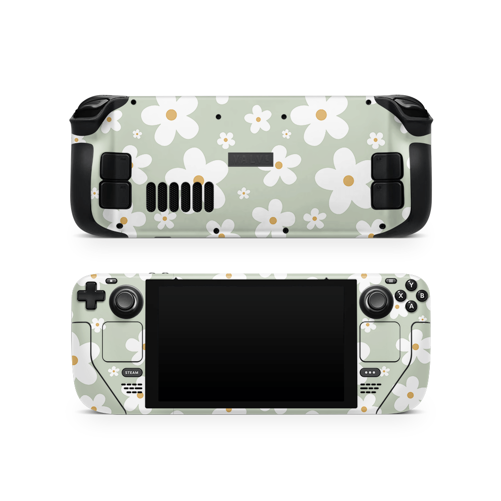 Sage Daisies Steam Deck LCD / OLED Skin