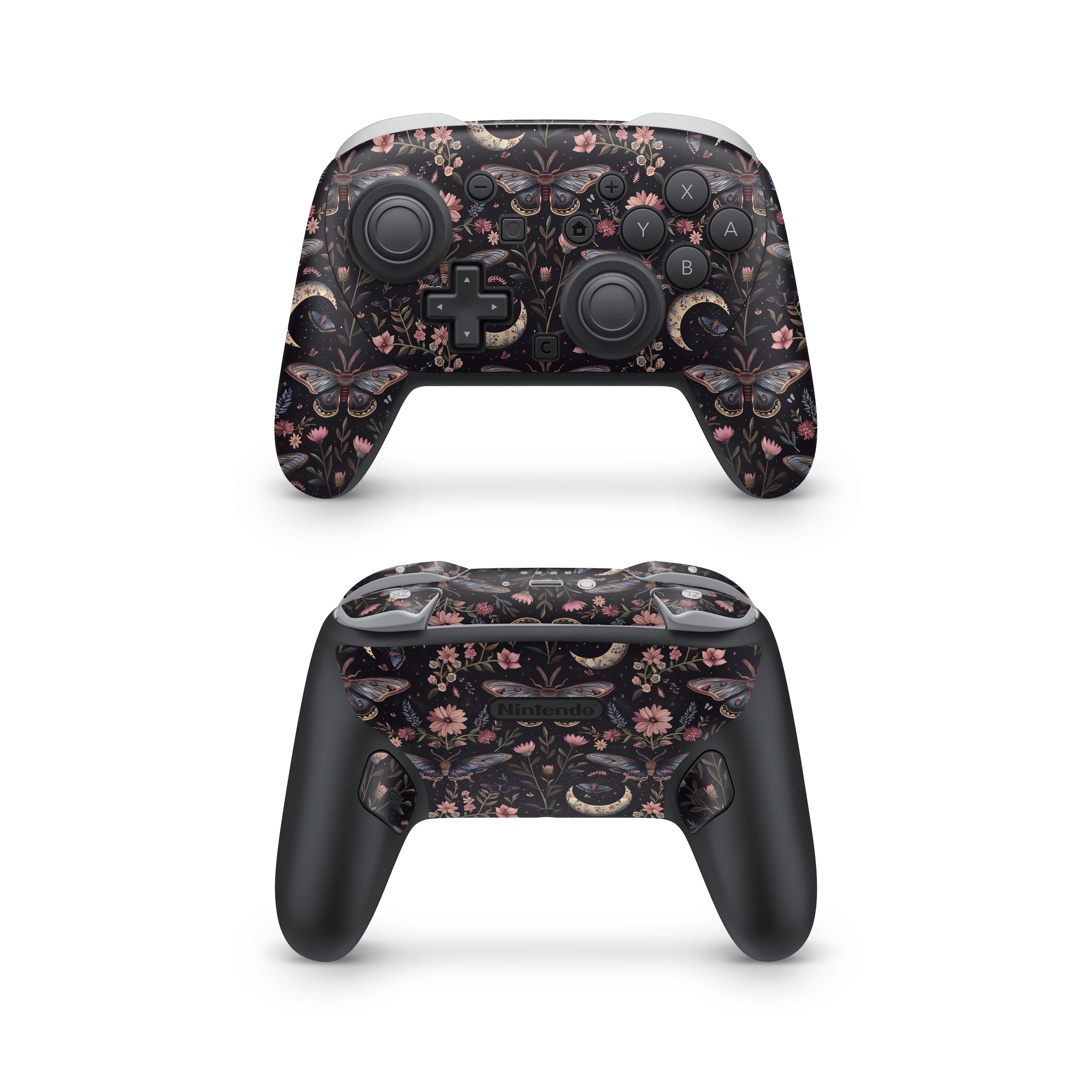 Boho Botanical Nintendo Switch Pro Controller Skins