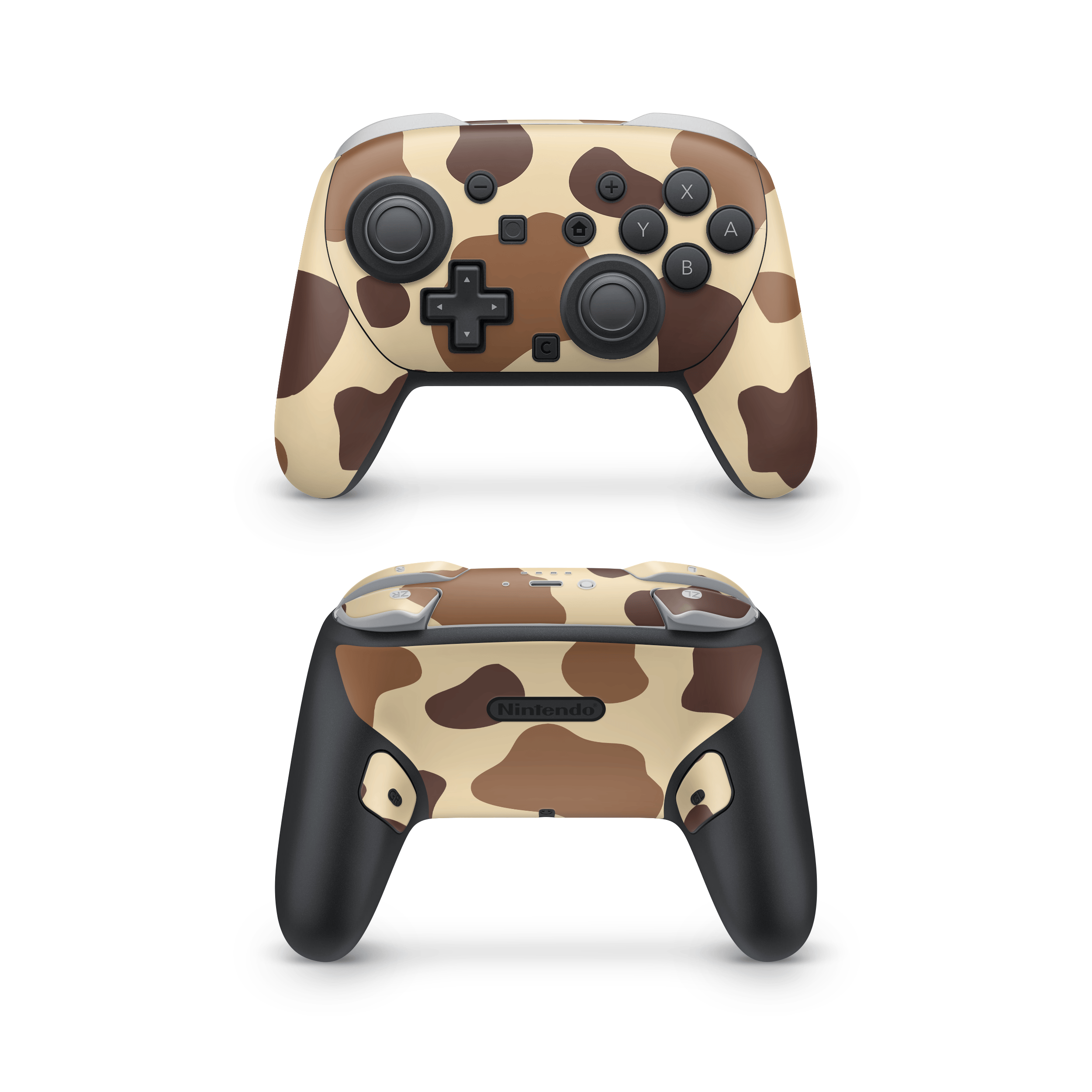 Chocolate Moo Moo Nintendo Switch Pro Controller Skins