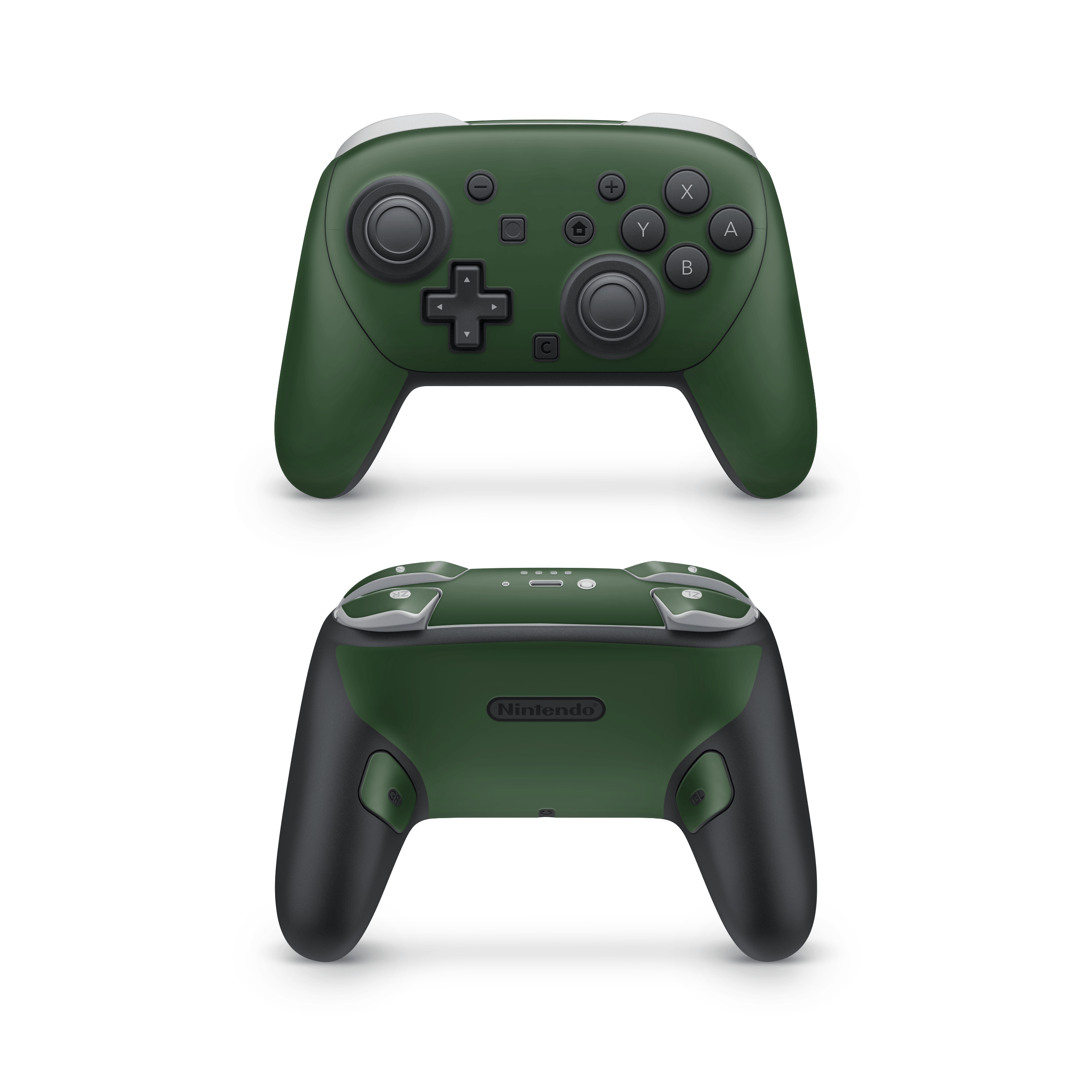 Forest Green Nintendo Switch Pro Controller Skins
